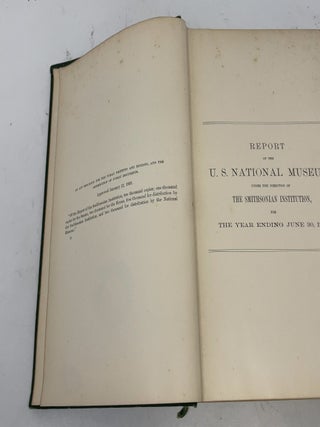 Annual Report of the Board of Regents of the Smithsonian Institution, Showing the Operations, Expenditures, and Condition of the Institution for the Year Ending June 30, 1904. Report of the U.S. National Museum.