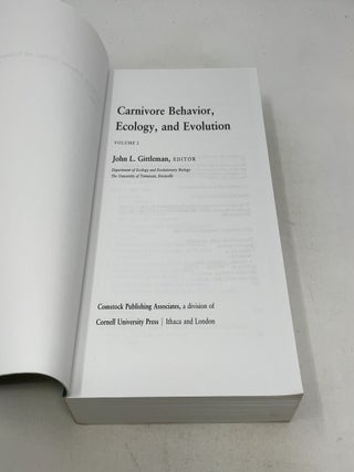 Carnivore Behavior, Ecology, and Evolution