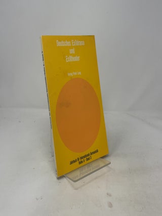 Item #514947 Deutsches Exildrama und Exiltheater: Akten des Exilliteratur-Symposiums der...