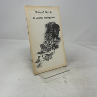 Item #515340 Biological Diversity in Wildlife Management