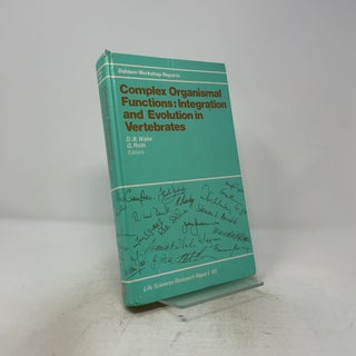 Item #515787 Complex Organismal Functions: Integration and Evolution in Vertebrates
