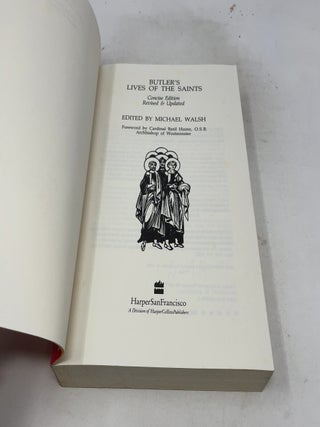 Butler's Lives of the Saints: Concise Edition, Revised and Updated &ndash; The Authoritative Reference on Christian Patron Biographies