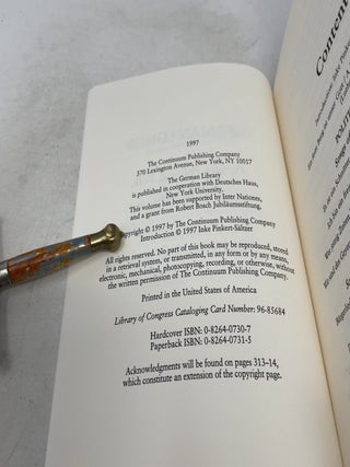 German Songs: Popular, Political, Folk, and Religious (German Library)