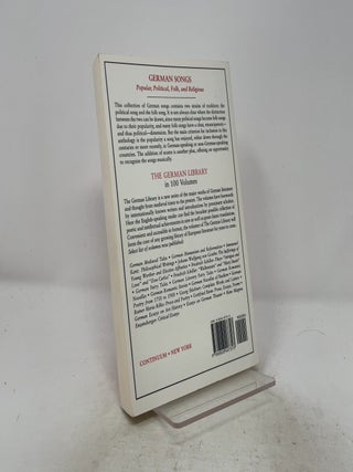 German Songs: Popular, Political, Folk, and Religious (German Library)