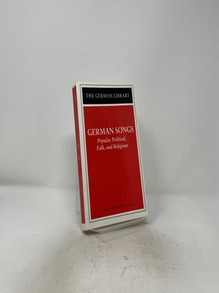 German Songs: Popular, Political, Folk, and Religious (German Library)