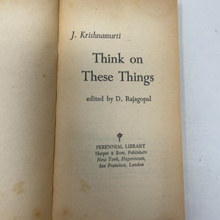 Think on These Things