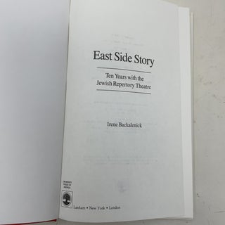 East Side Story: Ten Years With the Jewish Repertory Theatre