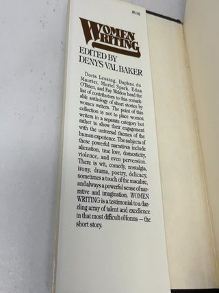 Women Writing. An Anthology - 1st Edition/1st Printing