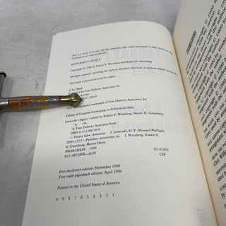 Lovecraft's Legacy: A Centennial Celebration of H.P. Lovecraft