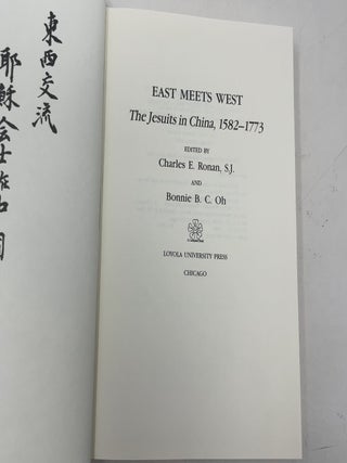 East Meets West: The Jesuits in China, 1582-1773