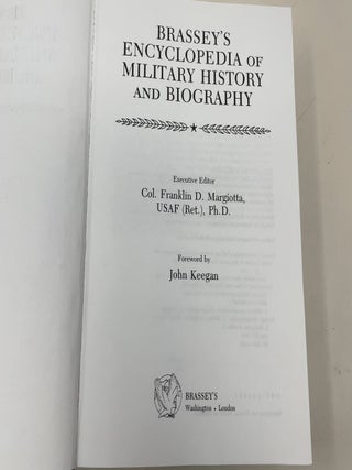 Brassey's Encyclopedia of Military History and Biography