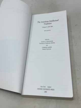 The American Intellectual Tradition