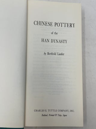 Chinese Pottery of the Han Dynasty