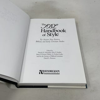 The SBL Handbook of Style: For Ancient Near Eastern, Biblical & Early Christian Studies