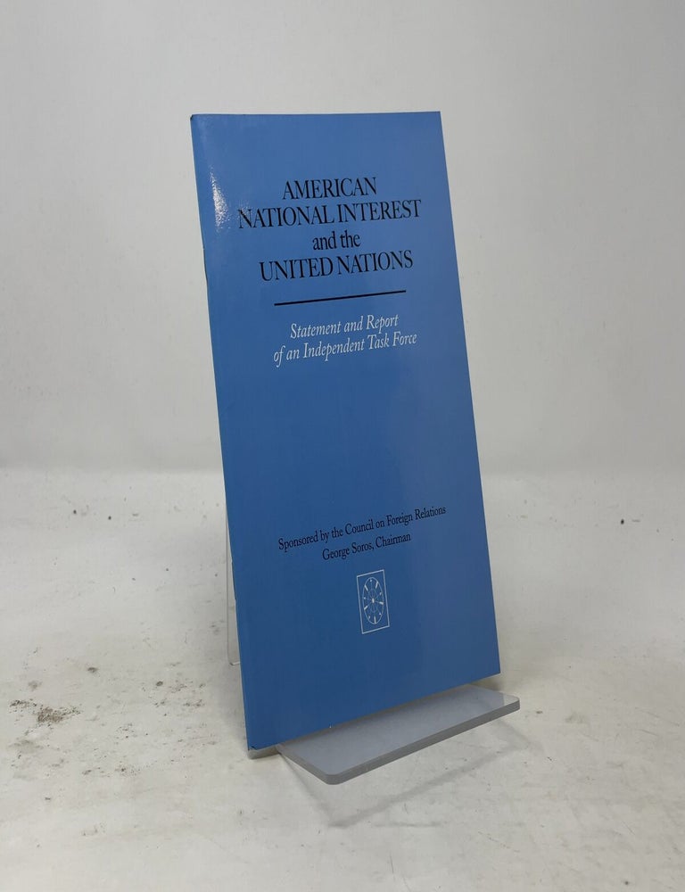 Item #578326 American National Interest and the United Nations