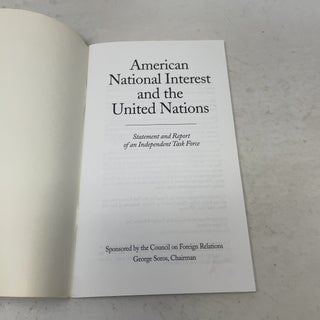 American National Interest and the United Nations