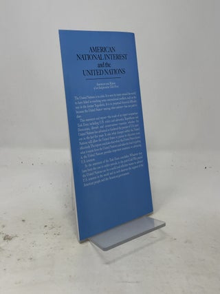 American National Interest and the United Nations
