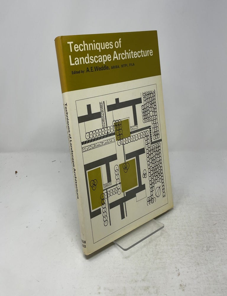 Item #580033 Techniques of Landscape Architecture. A. E. Weddell.