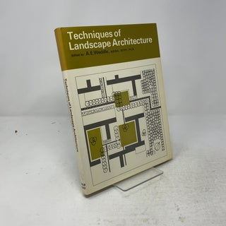Item #580033 Techniques of Landscape Architecture. A. E. Weddell