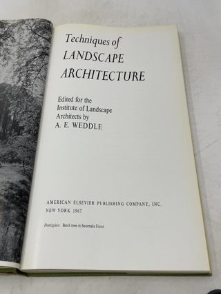 Techniques of Landscape Architecture
