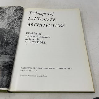 Techniques of Landscape Architecture
