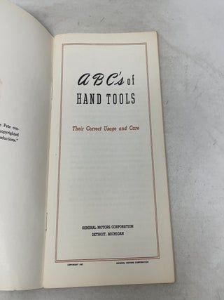 ABC's of Hand Tools