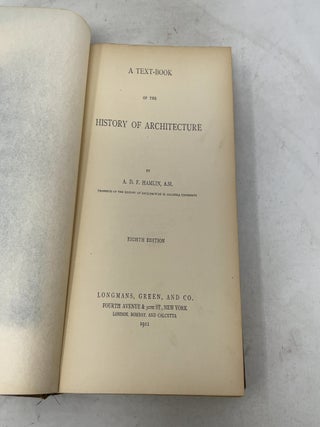 A Text-Book of the History of Architecture