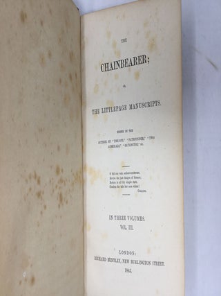 The Chainbearer or the Little Manuscripts
