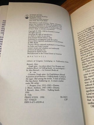 Single Spies and Talking Heads